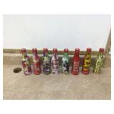 Full set of 2008 Beijing Olympics aluminum Coke bottles Full set of 2008 Beijing Olympics aluminum Coke bottles