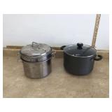 2 STOCKPOTS - KITCHEN UTENSILS 2 STOCKPOTS - KITCHEN UTENSILS