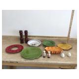 Kitchen supplies pottery dishes deviled egg dish salt & pepper sh Kitchen supplies pottery dishes deviled egg dish salt & pepper sh