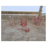 PINK GLASS PIECES - GLASS PINK GLASS PIECES - GLASS