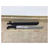 DOUBLE SIDED MACHETE WITH SHEATH DOUBLE SIDED MACHETE WITH SHEATH