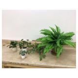 4 ARTIFICIAL PLANTS - HOME DECOR 4 ARTIFICIAL PLANTS - HOME DECOR