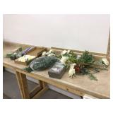 Fake flowers foliage and filler Fake flowers foliage and filler