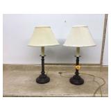 Set of 2 Matching Mid Century Modern Table Lamps - Pair of Set of 2 Matching Mid Century Modern Table Lamps - Pair of