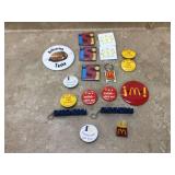 Various McDonalds pins for collecting Various McDonalds pins for collecting