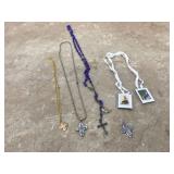 VARIOUS ROSARIES - COSTUME JEWELRY VARIOUS ROSARIES - COSTUME JEWELRY