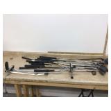 GOLF CLUBS AND BAG CARRIER GOLF CLUBS AND BAG CARRIER