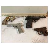 4 VINTAGE TOY GUNS - COLLECTIBLES