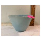 Vintage blue Delphite Fire King mixing bowl