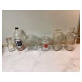 VINTAGE GLASS JARS - GLASS
