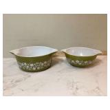 Colorful floral patterned bowls