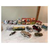 Collectible vintage toy cars and trucks