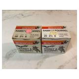 2 boxes Winchester 20-gauge ammo