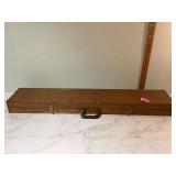 WOODEN RIFLE BOX