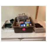 ASSORTED NAILS AND SCREWS - TOOLS