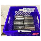 40 music CDs - new sealed assorted - stored in milk crate