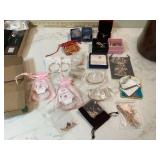 A variety of new rose gold jewelry