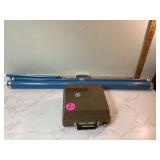 Vintage portable projector screen and projector set for sale Perfect for movie nights