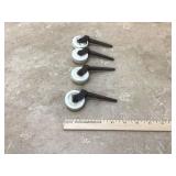 Old porcelain furniture wheels casters