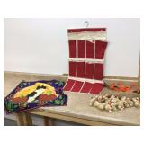 Kids shoe organizer with teddy bear theme