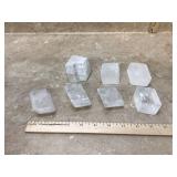 RAW WHITE CALCITE CUBES - COLLECTIBLES