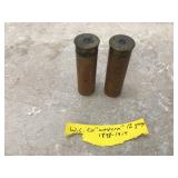 Empty 12 gauge shotgun shells by WC Co from 189