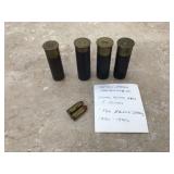 Vintage shotgun shells from early 20th century