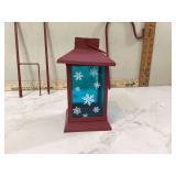 Solar Snowflake Lantern with Hook for Mid Century Modern Decor