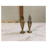 Antique silver shakers