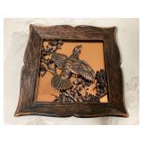 2 COPPER BIRD PICTURES