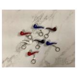 7 KEY CHAINS - HOUSEHOLD MISC