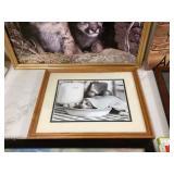 Assorted frames and wall hangings some new