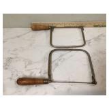 2 COPING SAWS - TOOLS