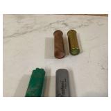 Collection of various vintage ammunition shells
