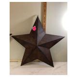 2 TIN STARS - HOME DECOR