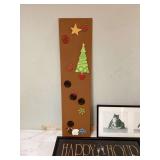 Decorative signs magnetic message board and paper lantern