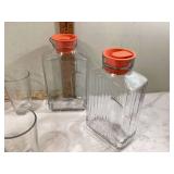 Eyewear for vision and containers for liquids