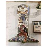 Cat-themed home decor items wall clocks salt & pepper shakers