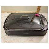 Smokeless indoor grill for cooking