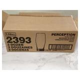 Twenty-four brand new Libbey 12oz drinking glasses never