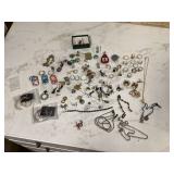 Various fake jewelry pieces