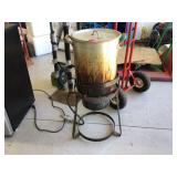 Portable outdoor gas cooker for cooking turkey