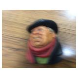 Vintage chalkware wall plaque of Tony Weller