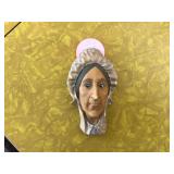 Vintage Bossons England Betsy Trotwood Chalkware Plaque