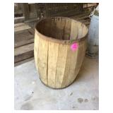 WOOD SUGAR BARREL - VINTAGE
