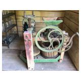 Antique cider press from 1874 by JL Haven & Co