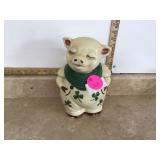 ANTIQUE PIG COOKIE JAR - VINTAGE