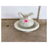 Vintage wash set with pitcher
