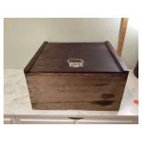 WOODEN BOX - HOUSEHOLD MISC