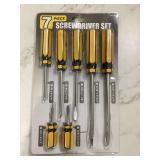 NEW 7-PIECE SCREWDRIVER SET - TOOLS